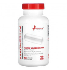 Магний Metabolic Nutrition, Магний, формула максимальной эффективности, 90 капсул