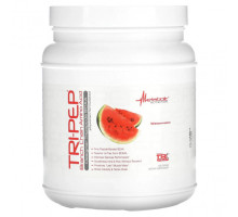 Аминокислоты Metabolic Nutrition, Tri-Pep, аминокислота с разветвленной цепью, арбуз, 400 г (14,1 унции)