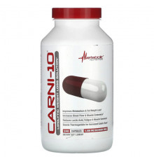 Аминокислоты Metabolic Nutrition, Carni-10, 625 мг, 240 капсул