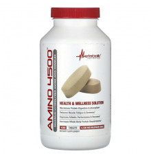 Аминокислоты Metabolic Nutrition, Amino 4500, 1500 мг, 180 таблеток