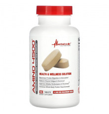 Аминокислоты Metabolic Nutrition, Amino 4500, добавка с аминокислотами 1500 мг, 90 таблеток