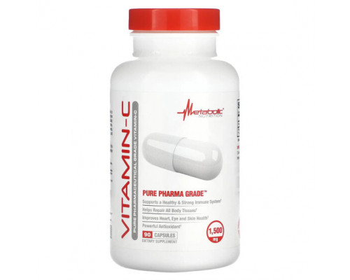 Витамин C Metabolic Nutrition, Витамин C, 750 мг, 90 капсул Витамин C Metabolic Nutrition, Витамин C, 750 мг, 90 капсул