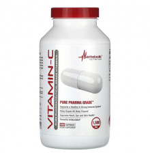 Витамин C Metabolic Nutrition, Витамин C, 750 мг, 180 капсул