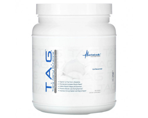 Аминокислоты Metabolic Nutrition, TAG, без добавок, 400 г (14,1 унции) Аминокислоты Metabolic Nutrition, TAG, без добавок, 400 г (14,1 унции)