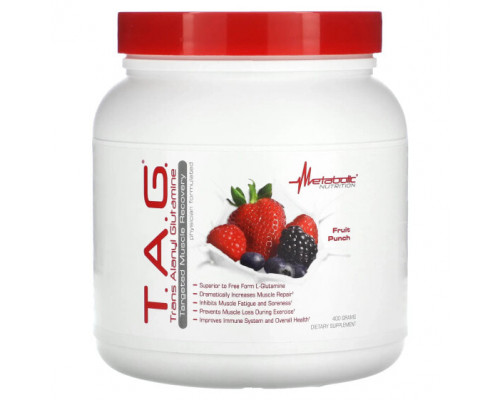 Аминокислоты Metabolic Nutrition, TAG, Фруктовый пунш`` 400 г Аминокислоты Metabolic Nutrition, TAG, Фруктовый пунш`` 400 г