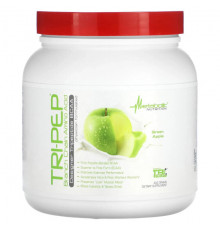 Аминокислоты Metabolic Nutrition, Tri-Pep, аминокислота с разветвленной цепью, зеленое яблоко, 400 г (14,1 унции)