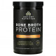 Для мышц и суставов Dr. Axe / Ancient Nutrition, Bone Broth Protein, куркума, 460 г (1 фунт)