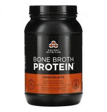 Для мышц и суставов Dr. Axe / Ancient Nutrition, Белок из костного бульона, Шоколад, 1008 г (35.6 oz)
