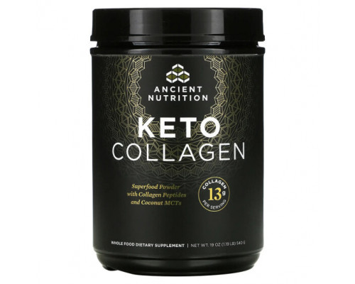 Коллаген Dr. Axe / Ancient Nutrition, Keto Collagen, 540 г (1,19 фунта) Коллаген Dr. Axe / Ancient Nutrition, Keto Collagen, 540 г (1,19 фунта)