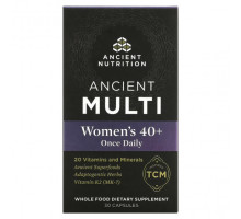 Женское здоровье Dr. Axe / Ancient Nutrition, Ancient Multi, для женщин старше 40 лет, 1 раз в день, 30 капсул