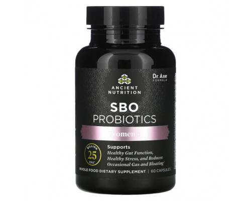 Пребиотики и пробиотики Women's SBO Probiotics, 25 Billion CFU, 60 Capsules Пребиотики и пробиотики Women's SBO Probiotics, 25 Billion CFU, 60 Capsules