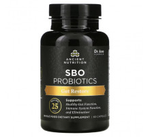Пребиотики и пробиотики SBO Probiotics, 25 Billion CFU, 60 Capsules