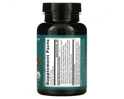 Грибы Multi Mushroom, Daily Immune Defense, 60 Tablets Грибы Multi Mushroom, Daily Immune Defense, 60 Tablets