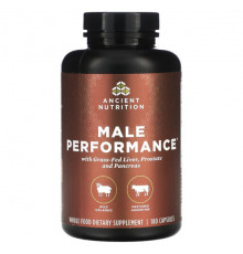 Мужское здоровье Dr. Axe / Ancient Nutrition, Male Performance, 180 капсул