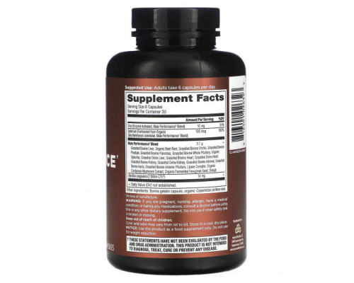 Мужское здоровье Dr. Axe / Ancient Nutrition, Male Performance, 180 капсул Мужское здоровье Dr. Axe / Ancient Nutrition, Male Performance, 180 капсул