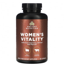 Женское здоровье Dr. Axe / Ancient Nutrition, Women's Vitality, 180 капсул