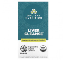 Для здоровья печени Dr. Axe / Ancient Nutrition, средство для очищения печени, 90 капсул