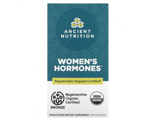 Женское здоровье Dr. Axe / Ancient Nutrition, гормоны для женщин, 90 капсул Женское здоровье Dr. Axe / Ancient Nutrition, гормоны для женщин, 90 капсул
