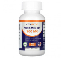 Витамины группы B Vitamatic, Витамин B1, 100 мг, 250 таблеток