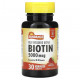 Биотин Sundance Vitamins, Fast Dissolve Ultra Biotin, натуральные ягоды, 5000 мкг, 30 быстрорастворимых таблеток