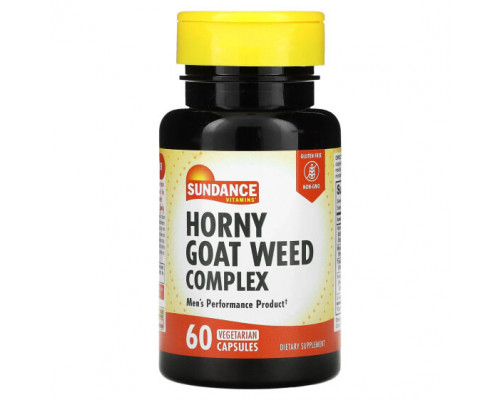 Мужское здоровье Horny Goat Weed Complex, 60 Vegetarian Capsules Мужское здоровье Horny Goat Weed Complex, 60 Vegetarian Capsules