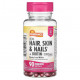 Для здоровья кожи Sundance Vitamins, Витамины, средство для ухода за волосами, кожей и ногтями и биотином, 90 капсул быстрого действия