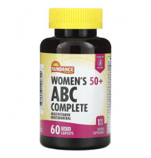 Женское здоровье Sundance Vitamins, Комплекс мультивитаминов и мультиминералов для женщин старше 50 лет, 60 капсул в оболочке
