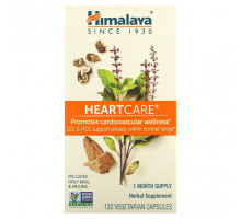 Растительные экстракты и настойки Himalaya, HeartCare, 120 вегетарианских капсул