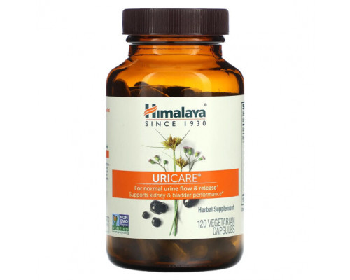 Здоровье мочеполовой системы Himalaya, UriCare, 120 вегетарианских капсул Здоровье мочеполовой системы Himalaya, UriCare, 120 вегетарианских капсул