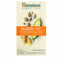 Для сердца и сосудов Himalaya, Glucocare, 90 вегетарианских капсул