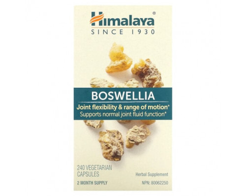 Для мышц и суставов Himalaya, Boswellia`` 240 вегетарианских капсул Для мышц и суставов Himalaya, Boswellia`` 240 вегетарианских капсул