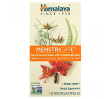 Растительные экстракты и настойки Himalaya, MenstriCare, 120 вегетарианских капсул
