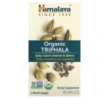 Растительные экстракты и настойки Himalaya, Органическая трифала, 90 капсул