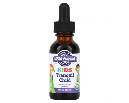 Детское здоровье Oregons Wild Harvest, Kids Tranquil Child, 30 мл (1 жидк. Унция) Детское здоровье Oregons Wild Harvest, Kids Tranquil Child, 30 мл (1 жидк. Унция)
