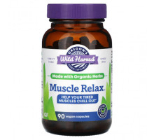 Растительные экстракты и настойки Oregons Wild Harvest, Muscle Relax, 90 веганских капсул