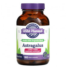БАДы для укрепления иммунитета Organic Astragalus, 180 Organic Vegan Capsules