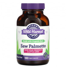 Мужское здоровье Oregons Wild Harvest, Saw Palmetto, 180 веганских капсул