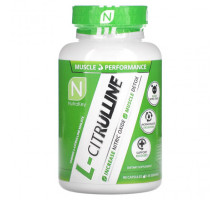 Аминокислоты Nutrakey, L-цитруллин, 750 мг, 90 капсул