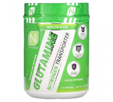 L-карнитин и L-глютамин Nutrakey, глутамин, 1000 г (2,2 фунта)