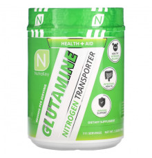 L-карнитин и L-глютамин Nutrakey, глутамин, 1000 г (2,2 фунта)