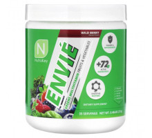 Зелень и зеленые овощи Nutrakey, Envie, лесные ягоды, 210 г (0,46 фунта)