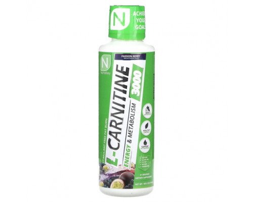 L-карнитин и L-глютамин L-Carnitine 3000, Passion Berry, 16 fl oz (473 ml) L-карнитин и L-глютамин L-Carnitine 3000, Passion Berry, 16 fl oz (473 ml)