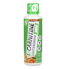 L-карнитин и L-глютамин L-Carnitine 3000, Orange Delight, 16 fl oz (473 ml)