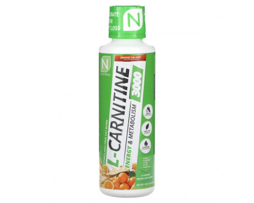 L-карнитин и L-глютамин L-Carnitine 3000, Orange Delight, 16 fl oz (473 ml) L-карнитин и L-глютамин L-Carnitine 3000, Orange Delight, 16 fl oz (473 ml)