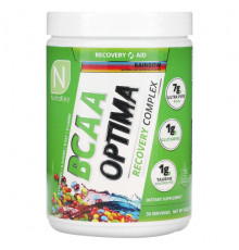 Аминокислоты Nutrakey, BCAA Optima, Rainbow, 342 г (0,75 фунта)