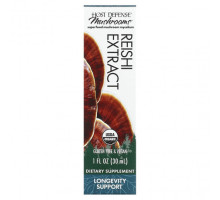 Грибы Fungi Perfecti Host Defense, Host Defense Mushrooms, органический экстракт рейши, 30 мл (1 жидк. Унция)
