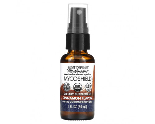 Грибы Mushrooms, MycoShield Spray, Cinnamon, 1 fl oz (30 ml) Грибы Mushrooms, MycoShield Spray, Cinnamon, 1 fl oz (30 ml)
