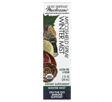 Грибы Mushrooms, MycoShield Spray, Winter Mist, 1 fl oz (30 ml)