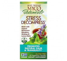 Грибы MycoBotanicals, Stress Decompress, 60 Vegetarian Capsules