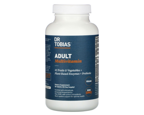 Dr. Tobias, Adult Multivitamin, 90 Tablets Dr. Tobias, Adult Multivitamin, 90 Tablets